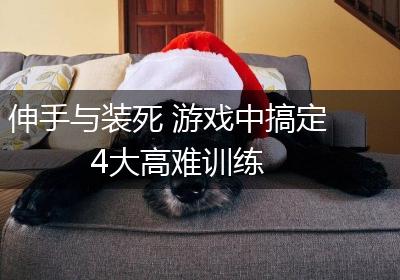 伸手与装死 游戏中搞定4大高难训练