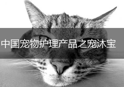 中国宠物护理产品之宠沐宝