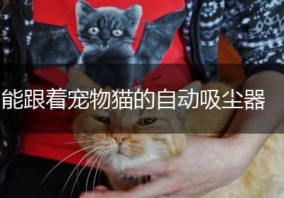 能跟着宠物猫的自动吸尘器