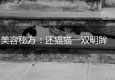 美容秘方：还猫猫一双明眸